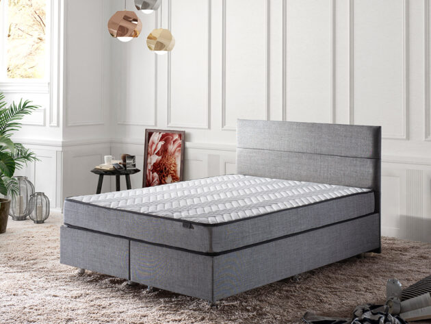 80x200 cm Silver Baza Başlık Seti