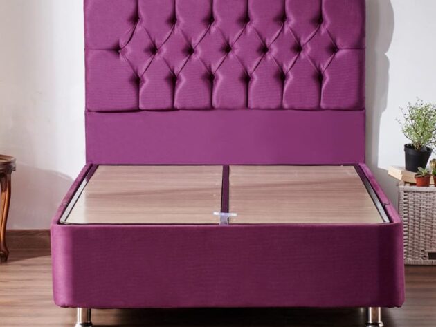 120x200 cm Purple Baza Başlık Seti